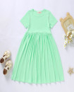 Girls 2T-10Y Summer Bamboo Twirl Dress Short Sleeve Mint Green